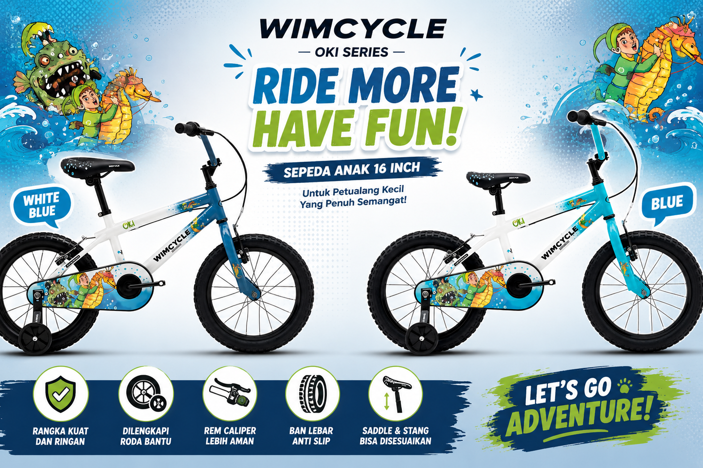 WIMCYCLE BMX BRONCO OKI