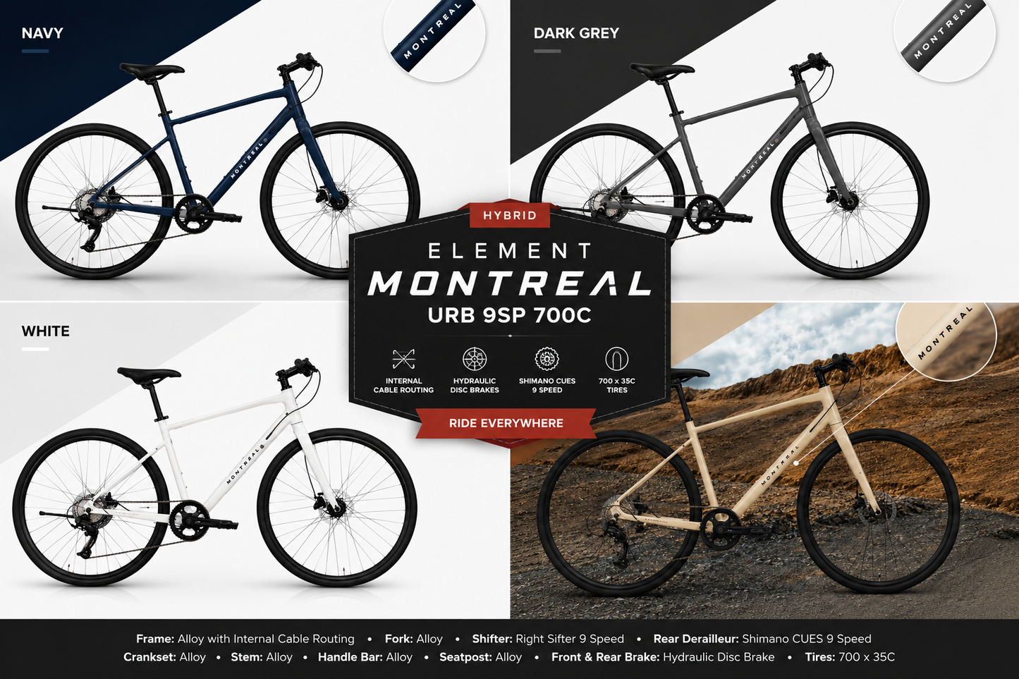Element Hybrid Montreal URB 700 inch