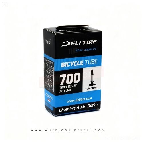 Deli Inner Tube 700x19/23C Presta Valve 80mm