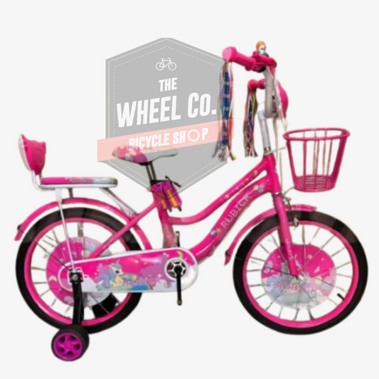 Mini Rubick Lesley Kids Bike (12", 16", 18") - Fun Character Bike for Children