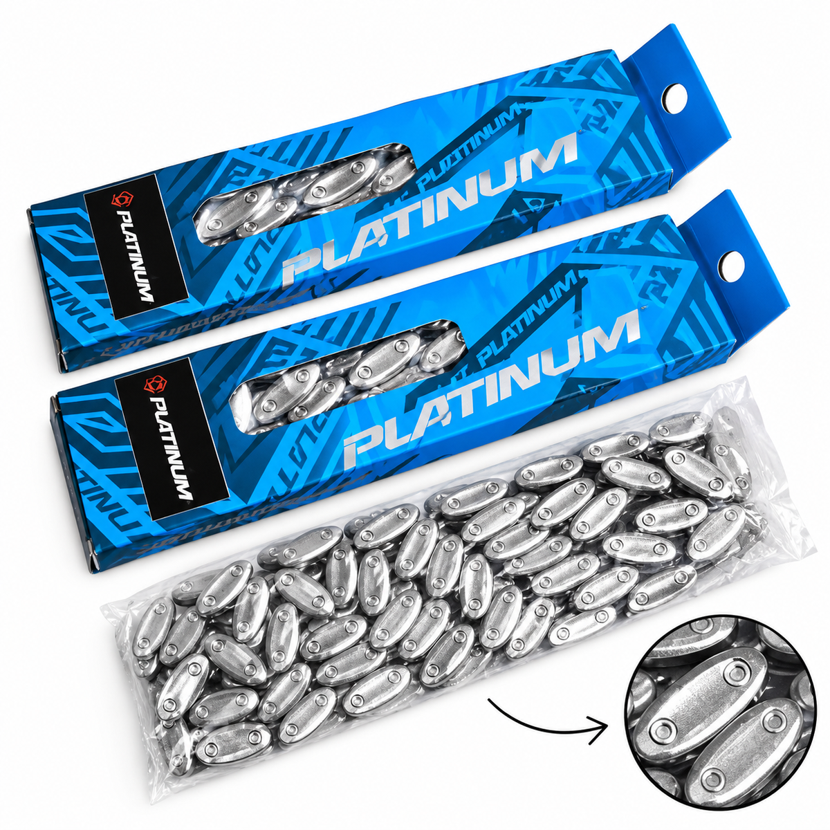 Rantai Single Platinum
