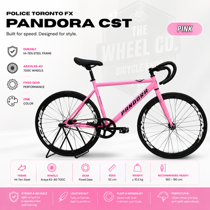 Police Toronto Fixie FX Pandora CST - Size M (480mm)