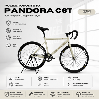 Police Toronto Fixie FX Pandora CST - Size M (480mm)