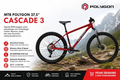POLYGON CASCADE 3 27.5 MTB