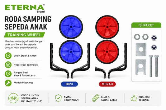 Roda Samping Sepeda Anak Eterna 12" - 16"