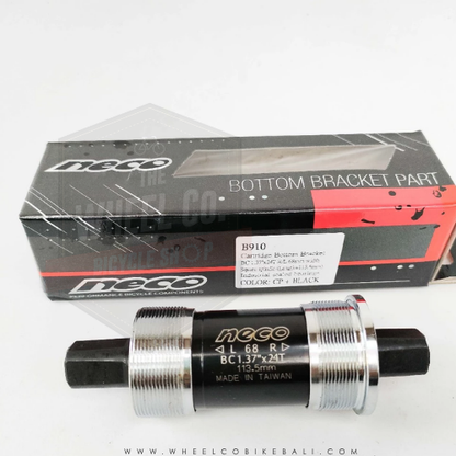 Neco Square Taper Bottom Bracket - Cartridge Sealed Bearing
