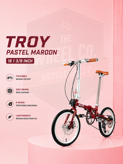 ELEMENT TROY PASTEL FOLDING 16+ BIKE