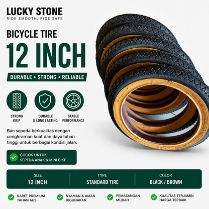 Lucky Stone Tire ban luar 12 anak