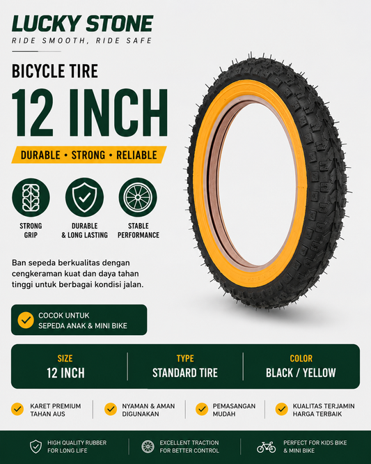 Lucky Stone Tire ban luar 12 anak