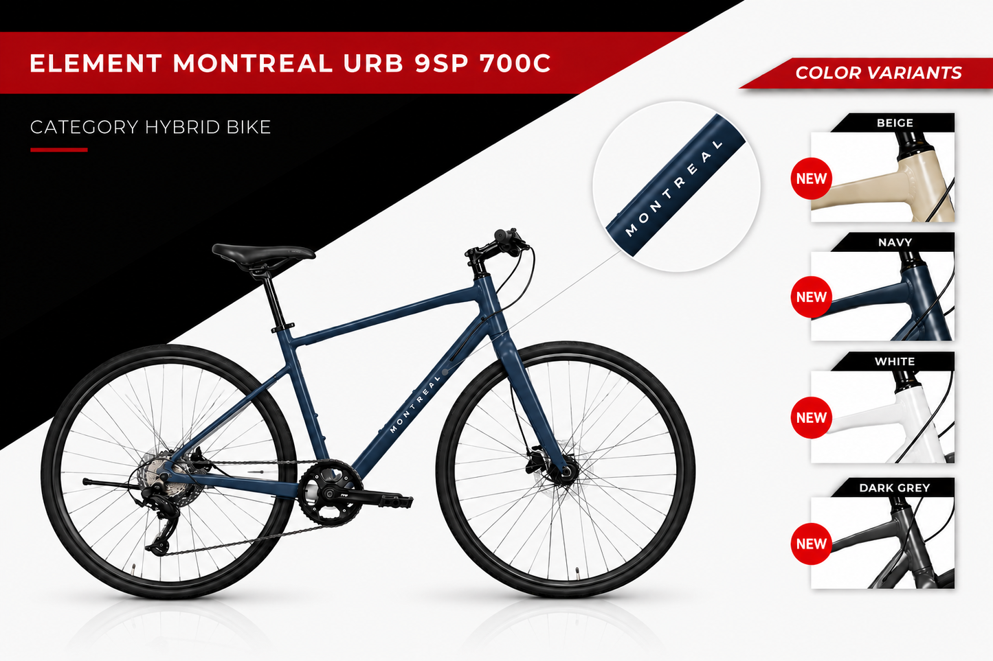 Element Hybrid Montreal URB 700 inch