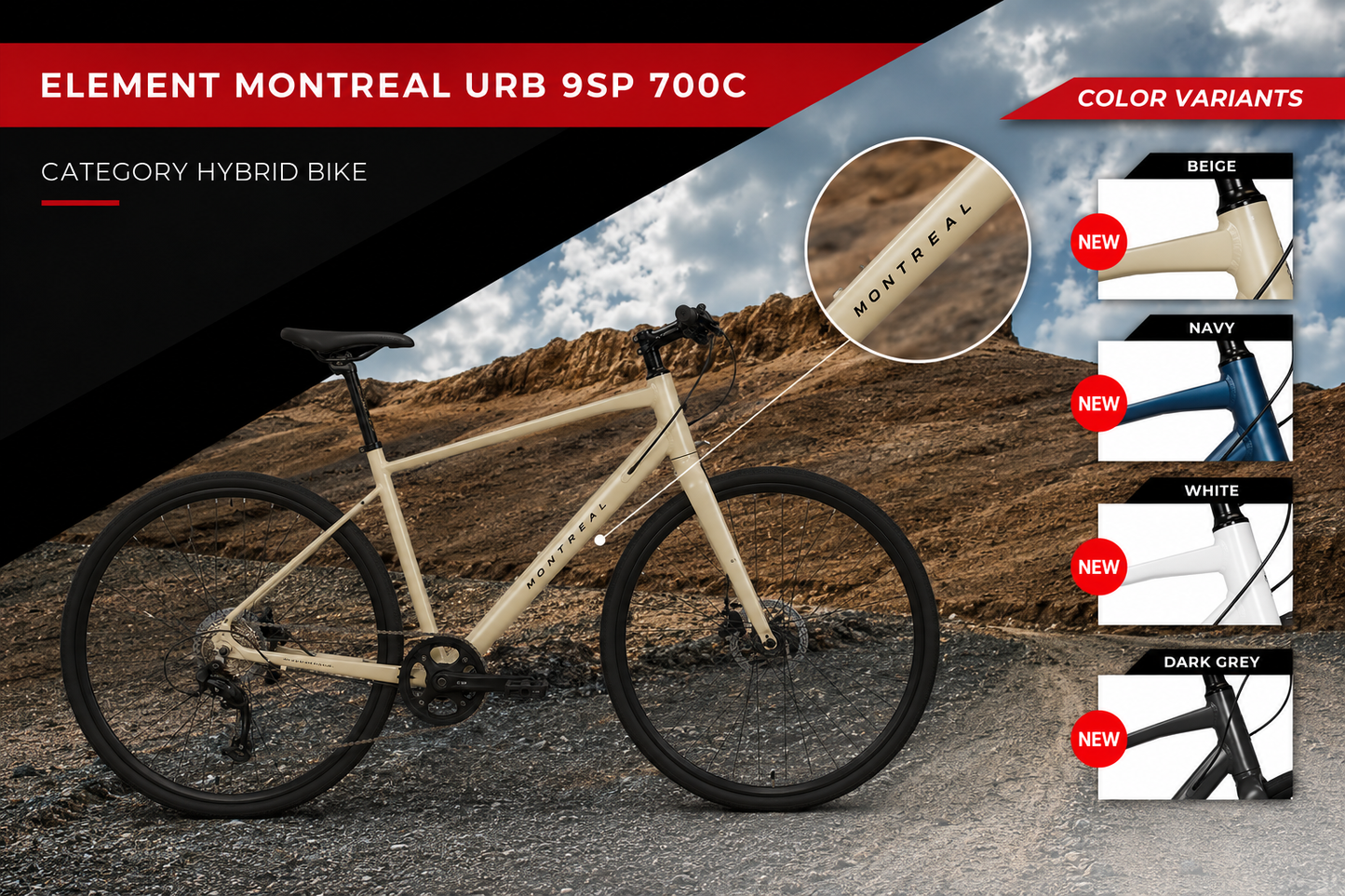 Element Hybrid Montreal URB 700 inch
