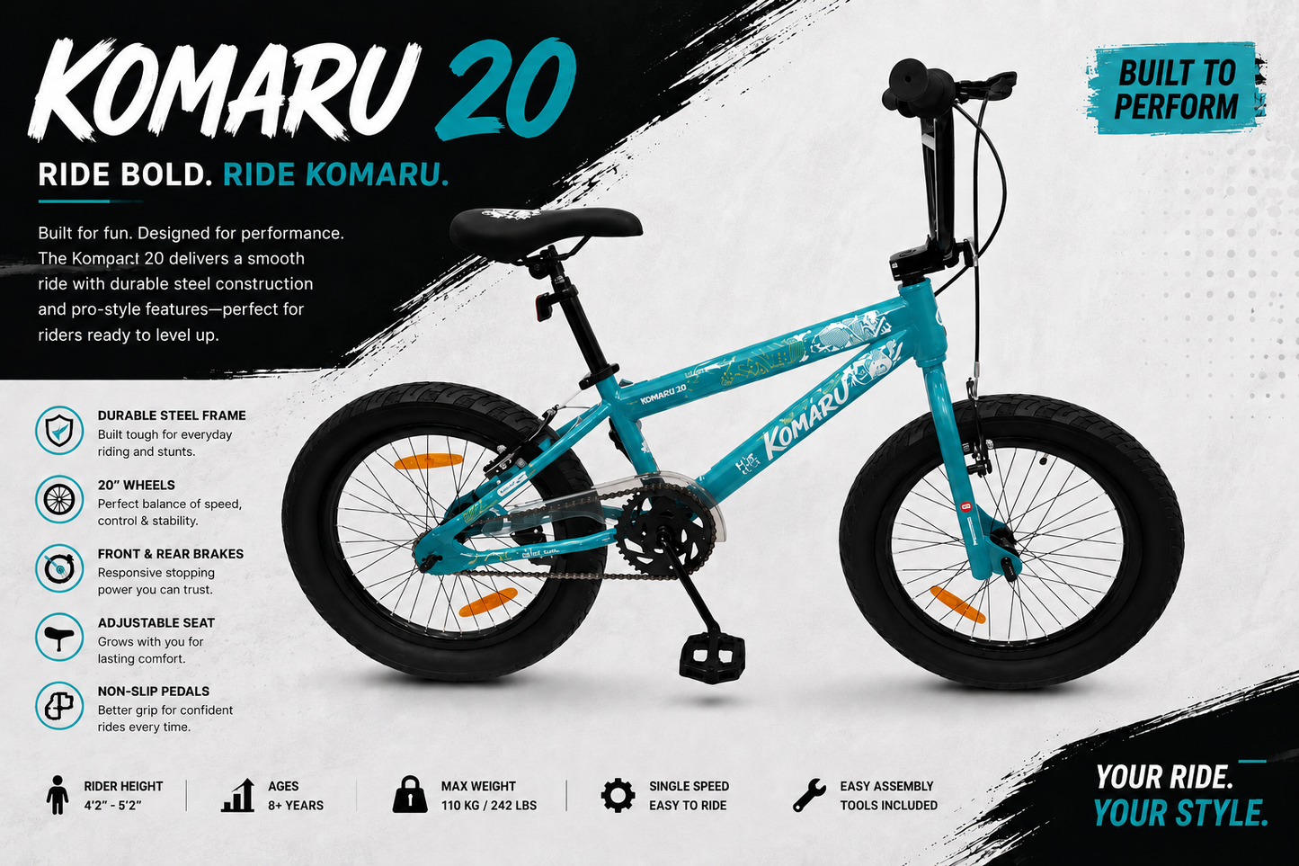 WIMCYCLE BMX BECKMAN KOMARU
