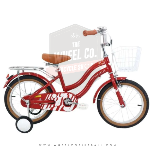 Element Tiramisu 18" Sepeda Anak Perempuan + Keranjang