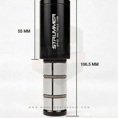Strummer Hidden Fork Rise Adaptor HFR55 Black - Handlebar Height Adjustment