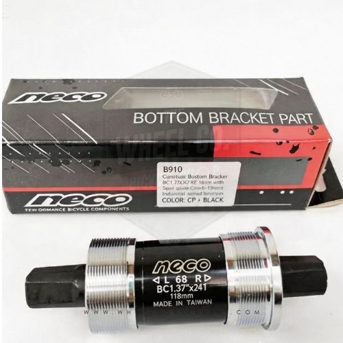 Neco Square Taper Bottom Bracket - Cartridge Sealed Bearing