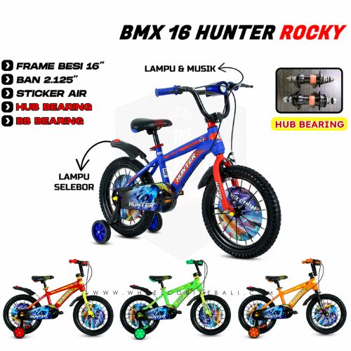 Hunter Rocky Kids BMX Bike - Available in 12 16 and 18 Inch