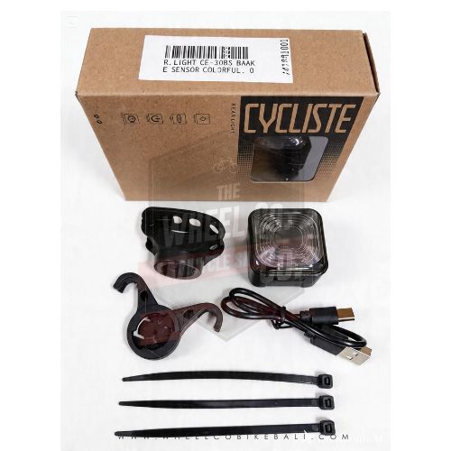 Cycliste Rear Bike Light CE-30BS with Brake Sensor - Colorful LED