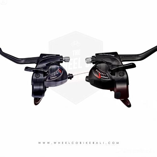 Shimano Tourney TX Shifter Set ST-TX800 - 3x8 Speed Black