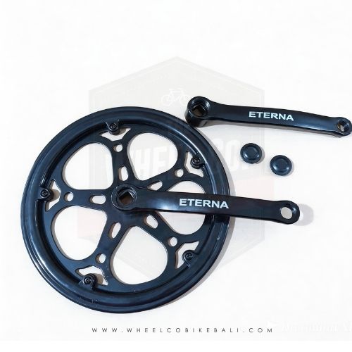 Eterna single chainwheel 52T 170mm Black