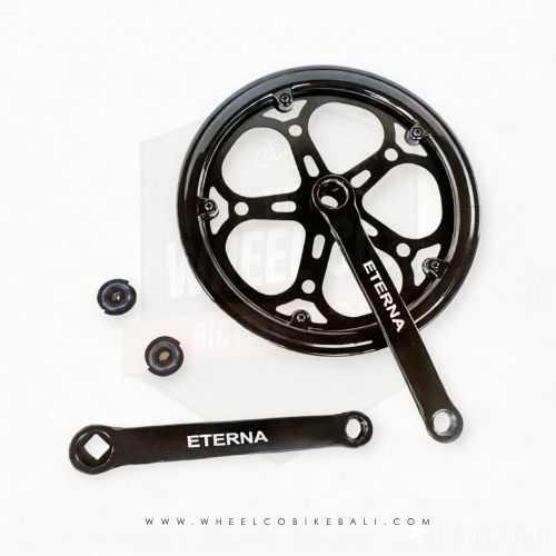 Eterna single chainwheel 52T 170mm Black