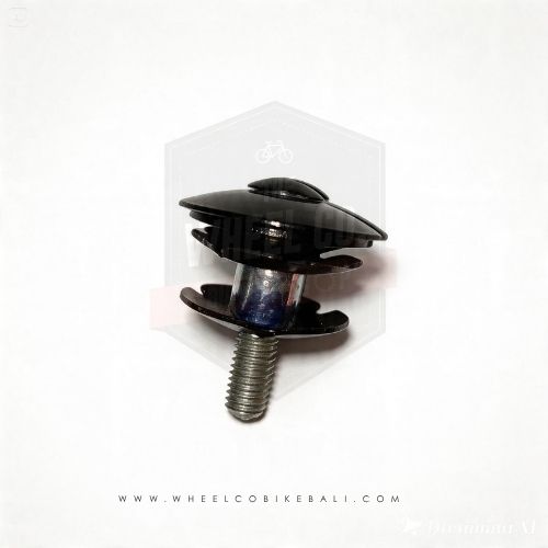 Aluminum Star Nut and Cap - Threadless Headset Component