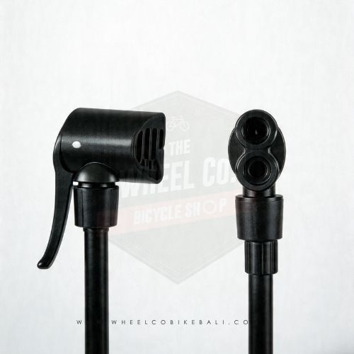 Jemboly Floor Pump JB-PA3801 Black Alloy with Pressure Gauge - Bike Pump