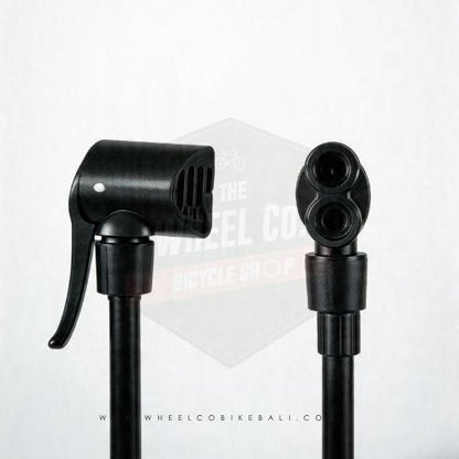Jemboly Floor Pump JB-PA3801 Black Alloy with Pressure Gauge - Bike Pump