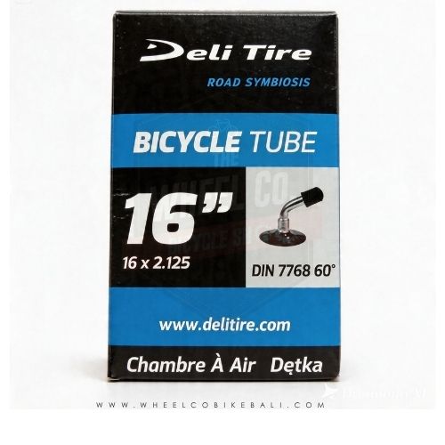 Deli Inner Tube 16x2.125 Angled Valve - electric bike