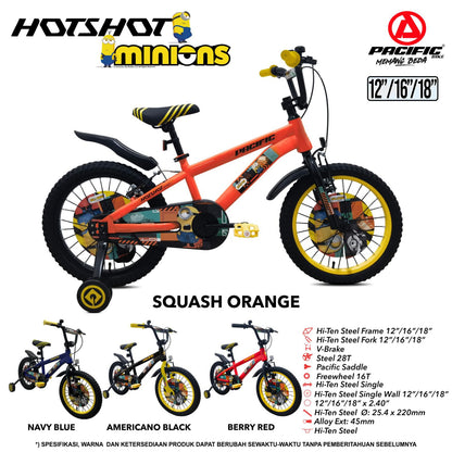 Pacific Minion Kids Bike - Steel Frame with 5 Year Frame Warranty