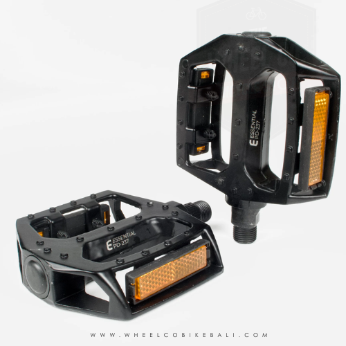 ESSENTIAL Pedal PD-237 Alloy 9/16 Black - As Besar