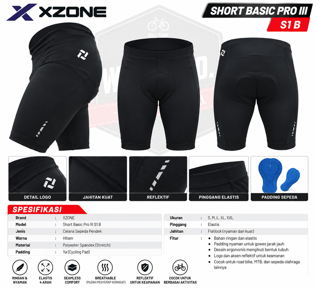 SHORT BASIC PRO III S1 B