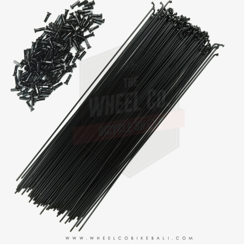 Strummer Spoke / Jari-Jari Sepeda Stainless SUS-304 14G x 272mm - Hitam