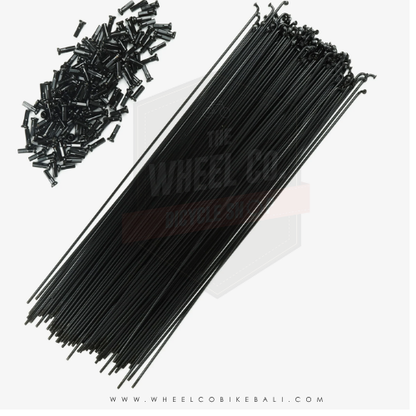 Strummer Spoke / Jari-Jari Sepeda Stainless SUS-304 14G x 272mm - Hitam