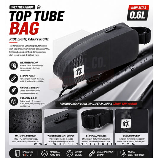 POLYGON Weatherproof Top Tube Bag 0.6L