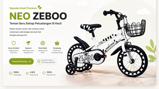 Bmx 12 Wimcycle Neo Zebo