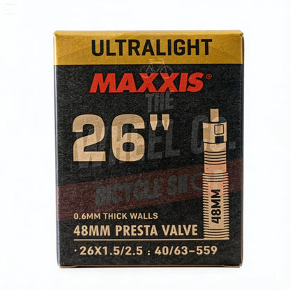Maxxis Ultralight Inner Tube 26x1.50/2.5 Presta Valve - MTB Inner Tube