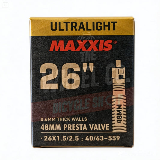 Maxxis Ultralight Inner Tube 26x1.50/2.5 Presta Valve - MTB Inner Tube