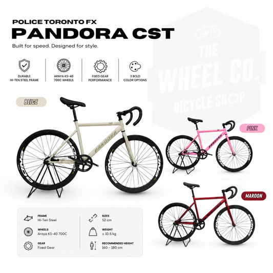Police Toronto Fixie FX Pandora CST - Size M (480mm)
