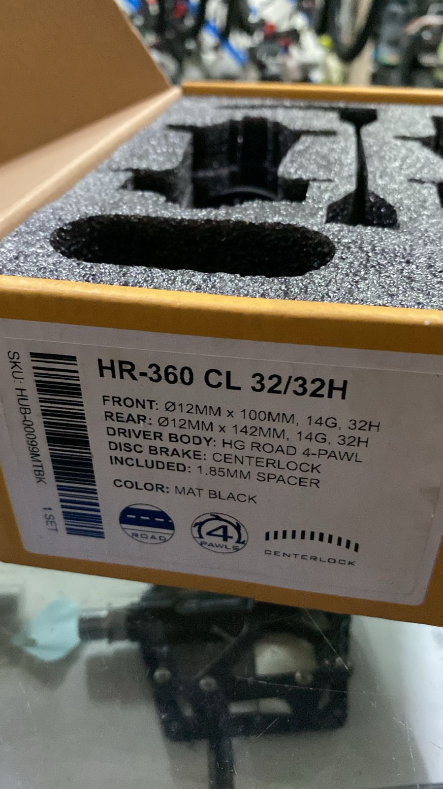 HR-360 Front/Rear Hub Set 32H STM - Bike Hub Set 32 Hole