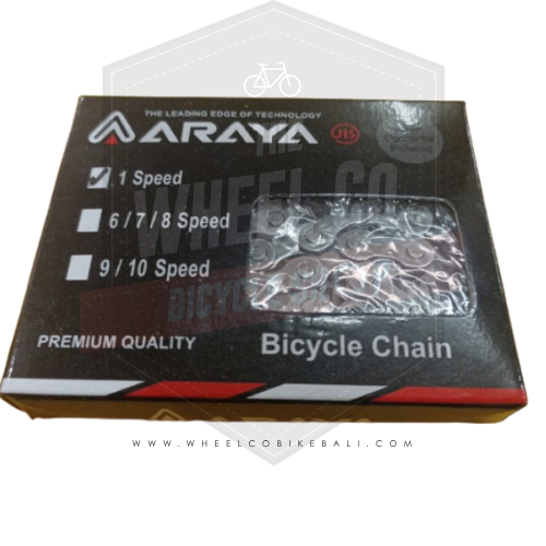 Rantai Sepeda Single Speed Araya AR-C0001 114L Gray
